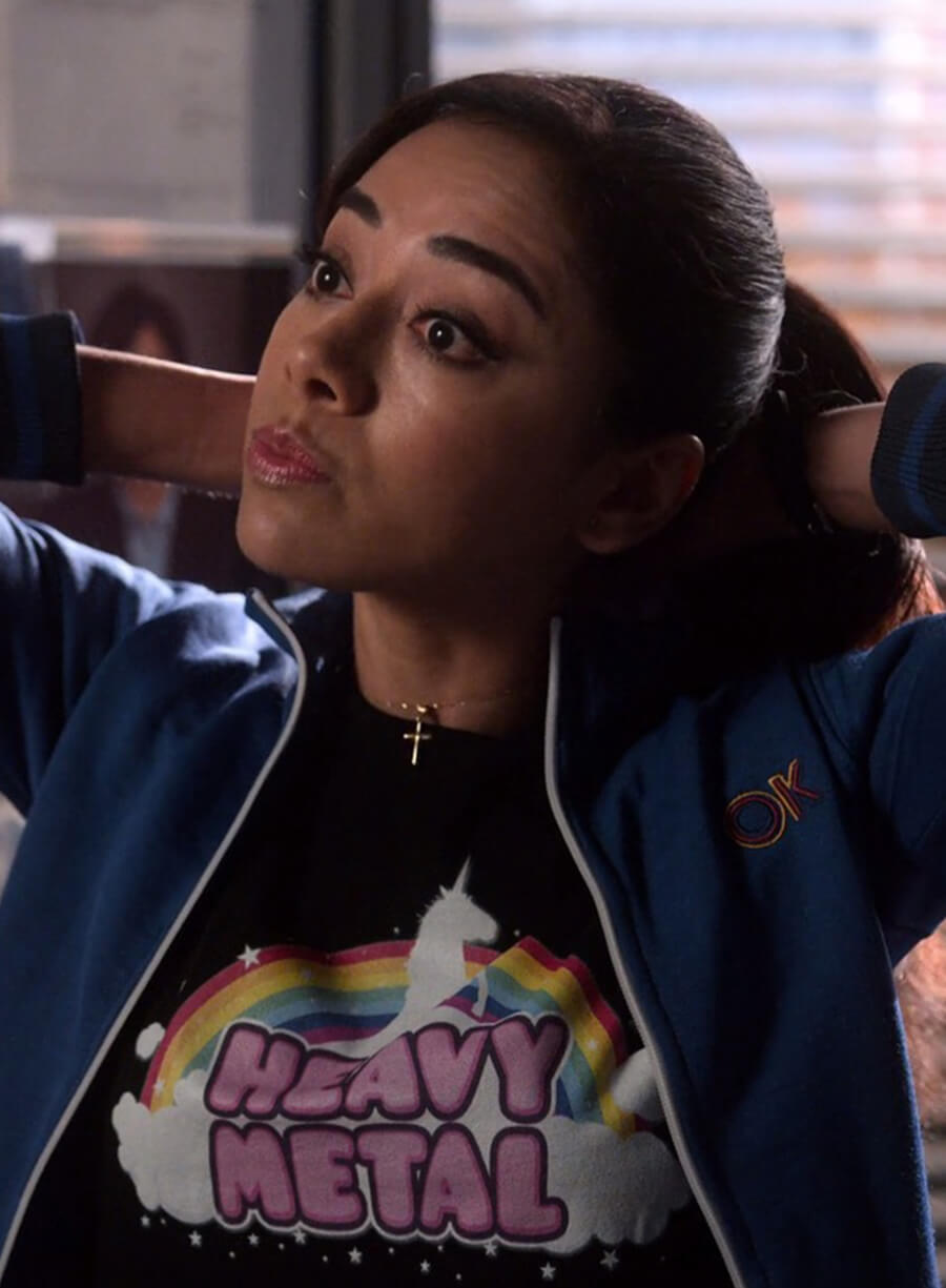 Ella Lopez Lucifer S04 Blue Jacket