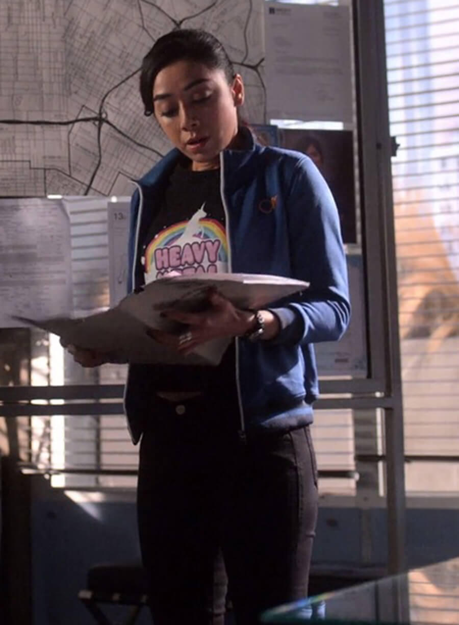 Ella Lopez Lucifer S04 Blue Jacket