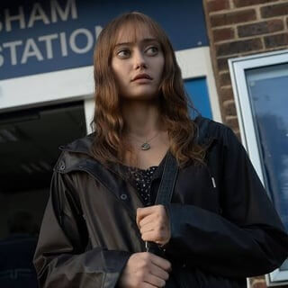 Ella Purnell Sweetpea 2024 Coat