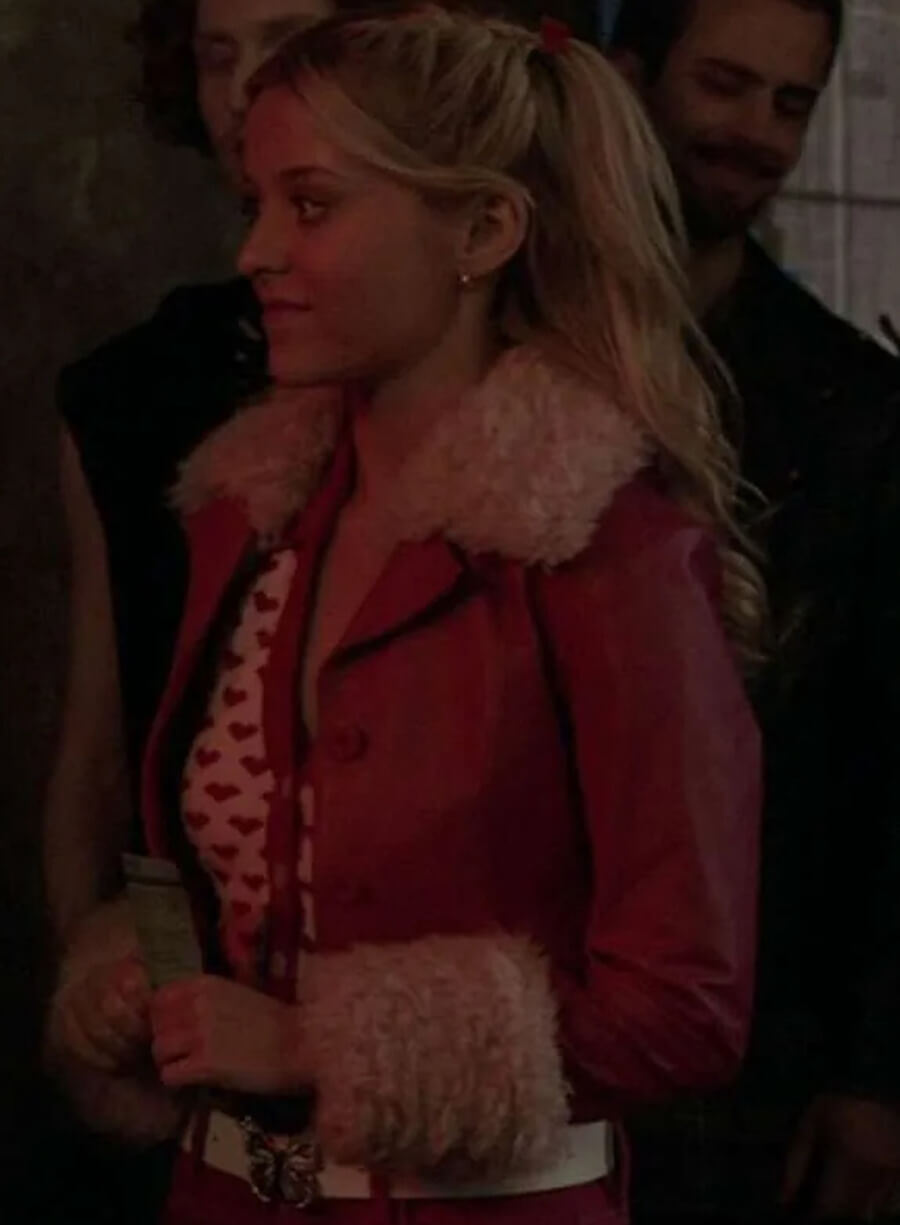 Elle Woods Elle 2026 Shearling Leather Jacket