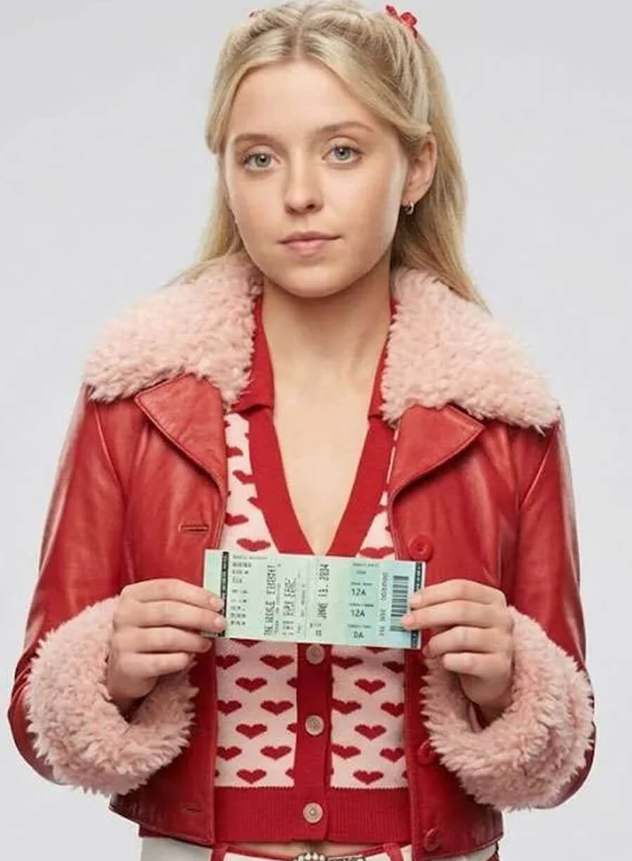 Elle Woods Elle 2026 Shearling Leather Jacket