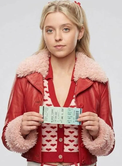 Elle Woods Elle 2026 Shearling Leather Jacket