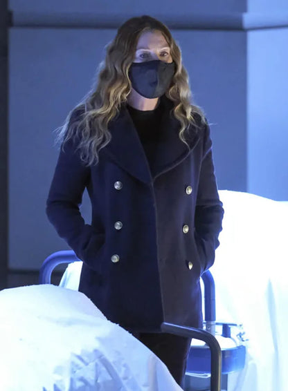 Ellen Pompeo Grey’s Anatomy Black Coat 