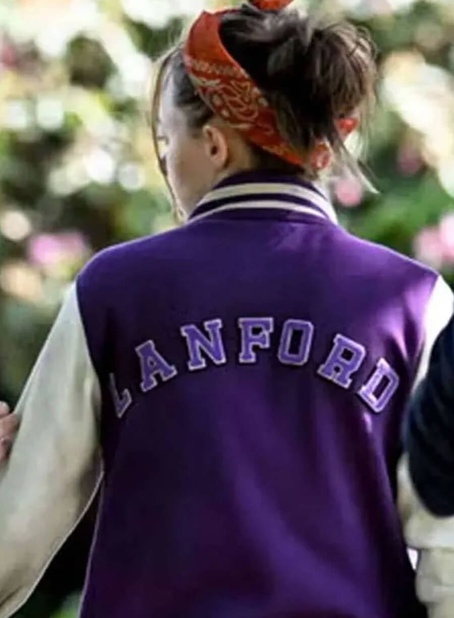 Ellie de Lange Run Away Varsity Jacket