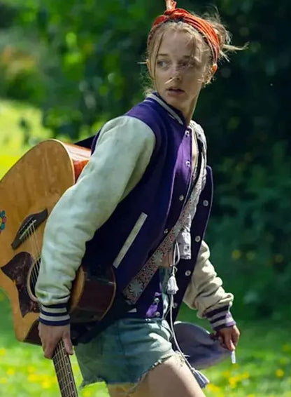 Ellie de Lange Run Away Varsity Jacket