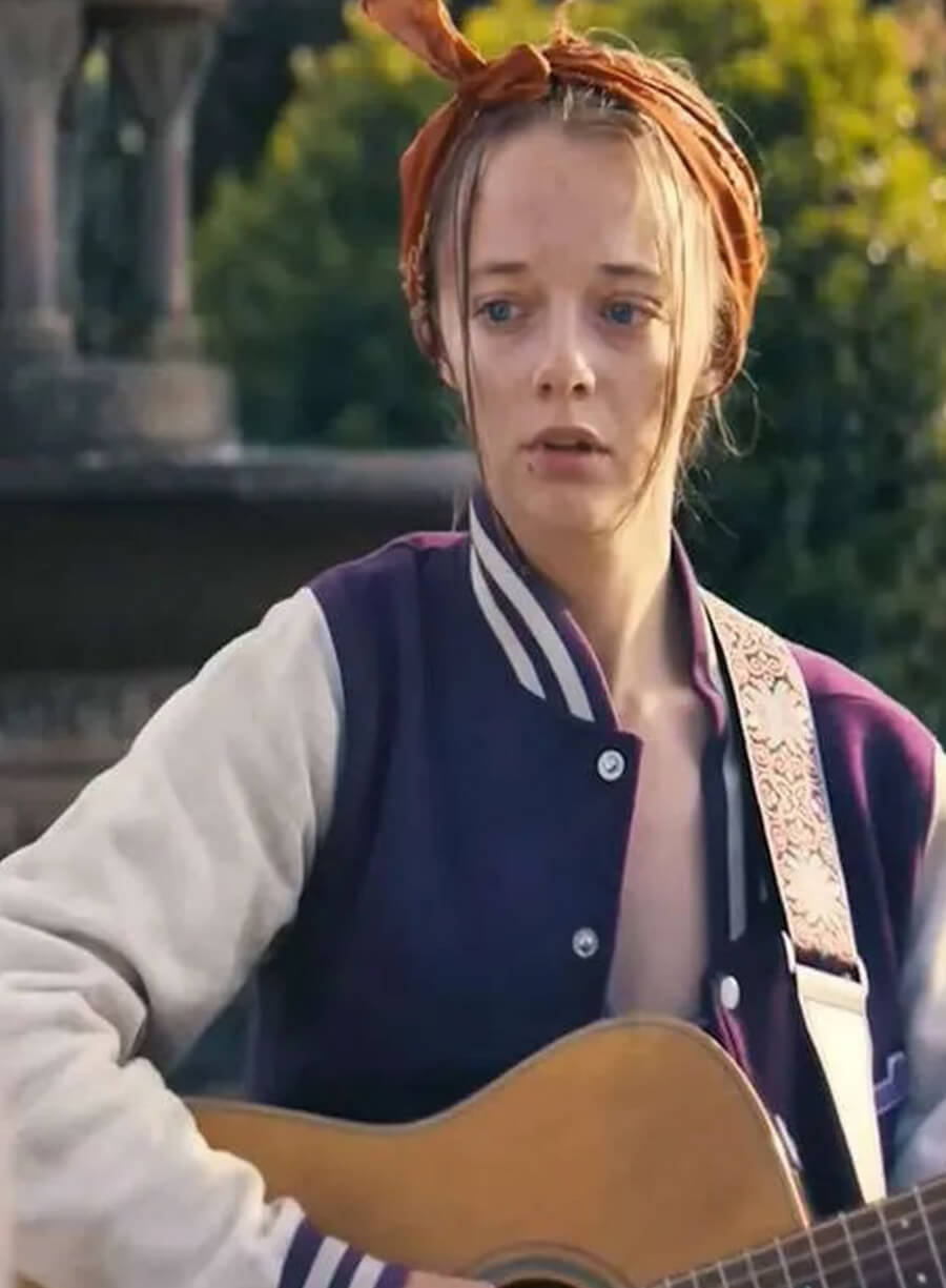 Ellie de Lange Run Away Varsity Jacket