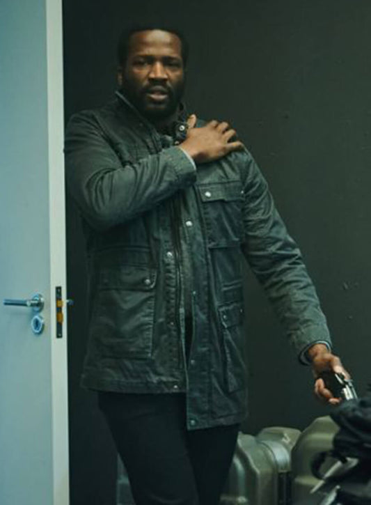 Elliot Finch Gangs of London Black Leather Jacket