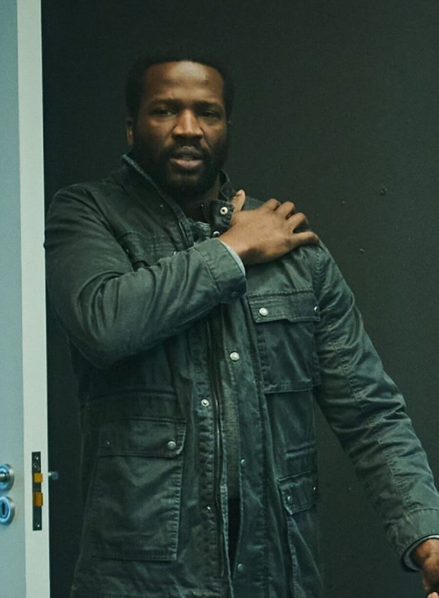 Elliot Finch Gangs of London Black Leather Jacket