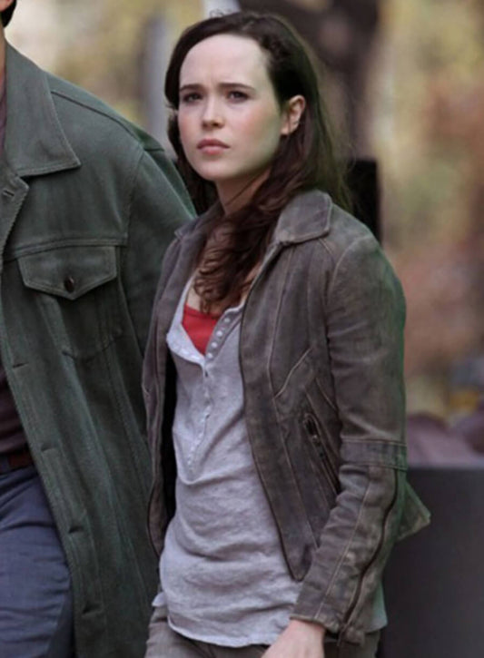 Elliot Page Inception Leather Jacket