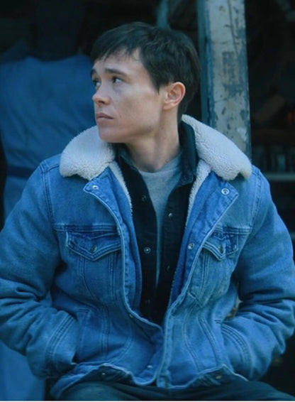 Elliot Page The Umbrella Academy S04 Blue Jacket