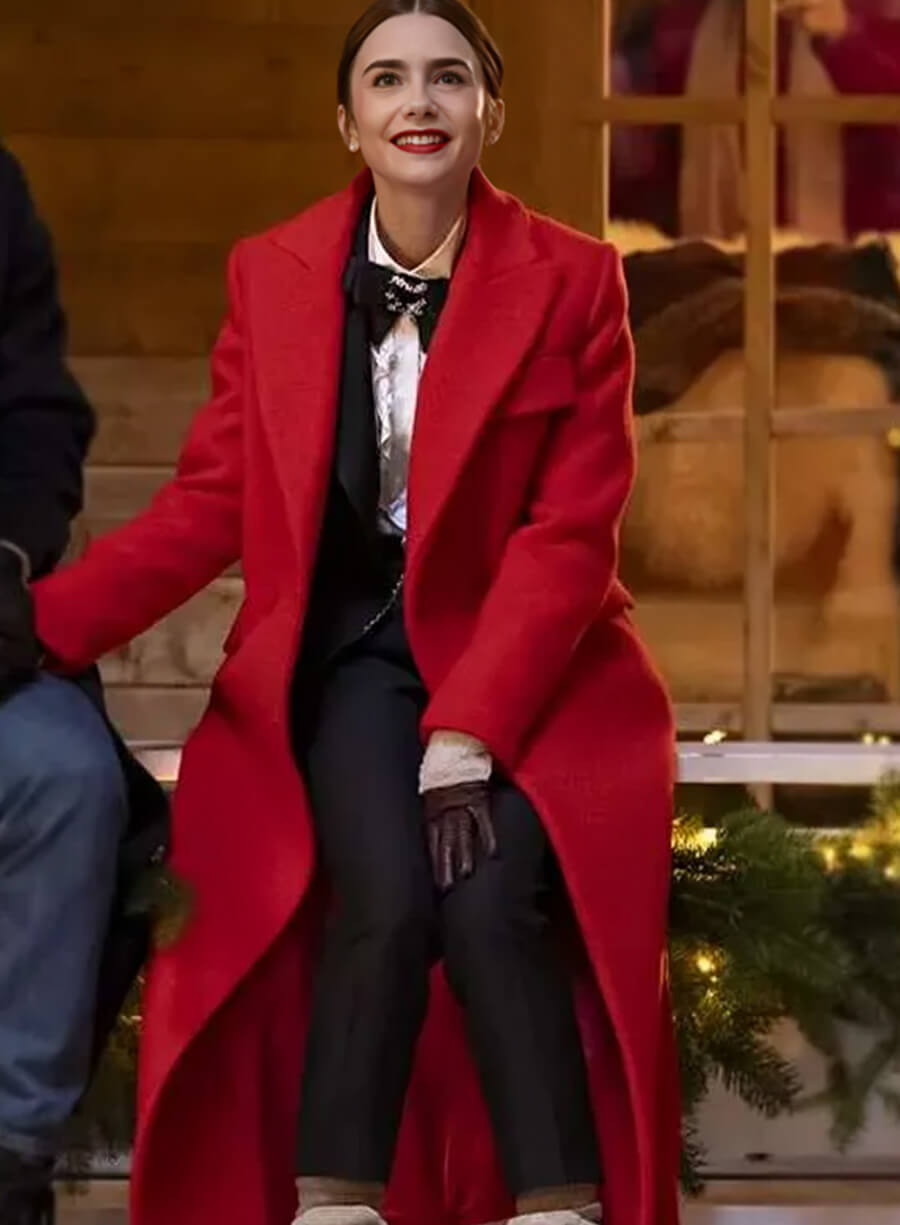 Emily Cooper Emily in Paris S04 Red Coat