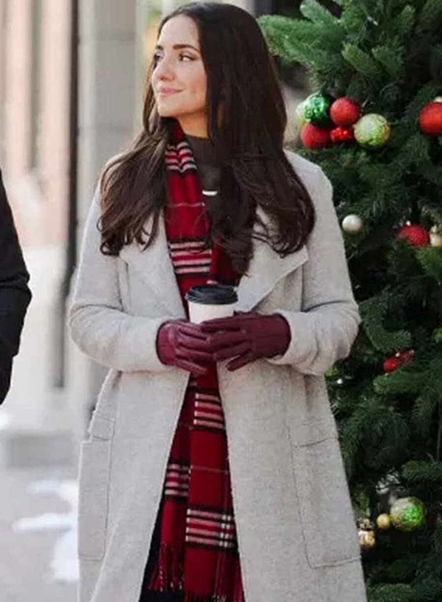 Emily Nichols Dashing Home for Christmas White Coat 