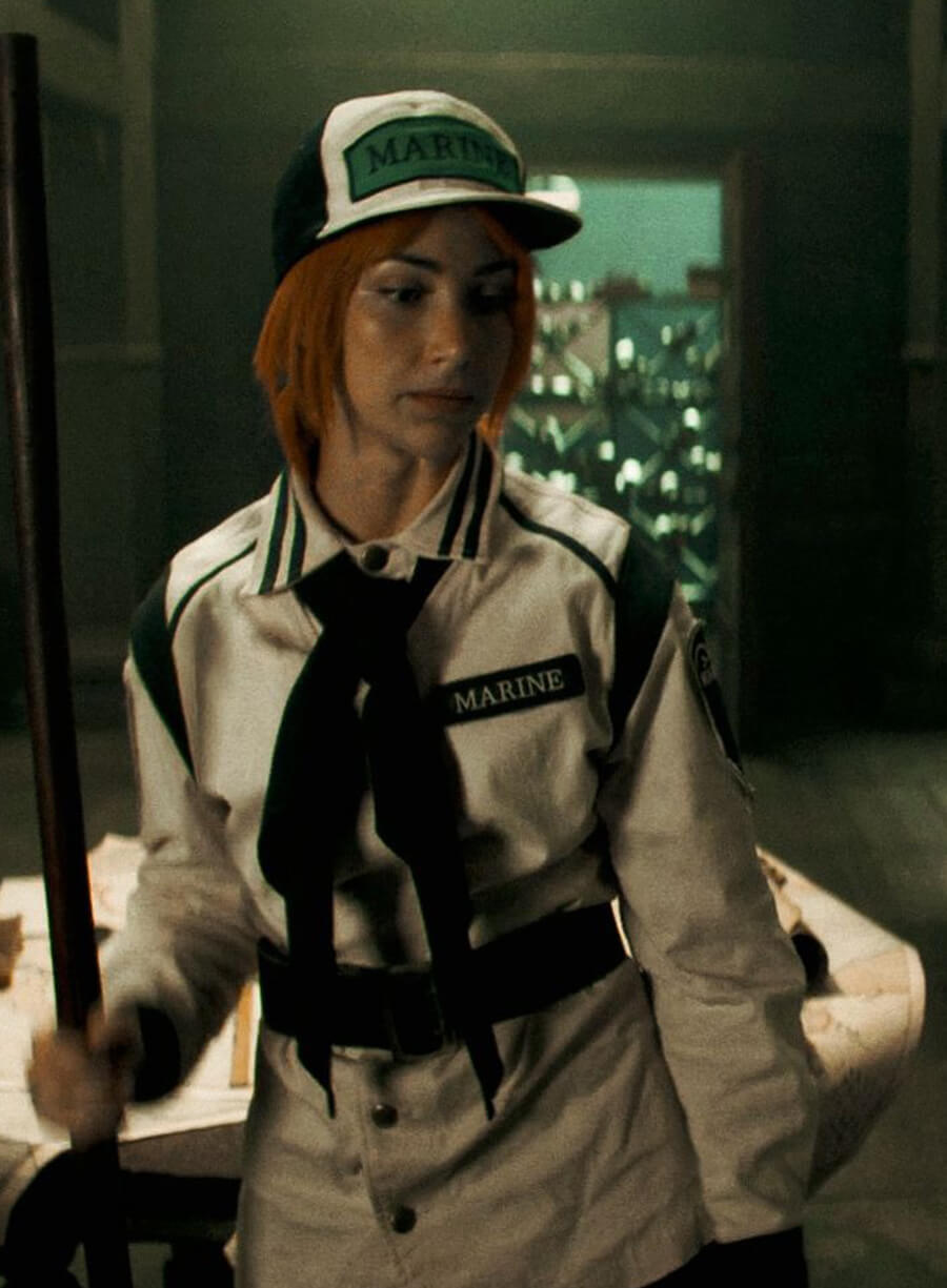 Emily Rudd One Piece 2023 White Costume Jacket