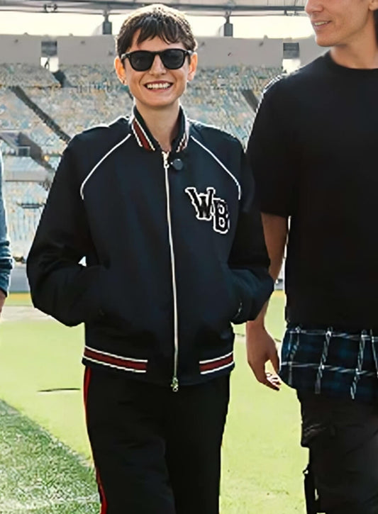 Emma Corrin Deadpool  Black Varsity Jacket