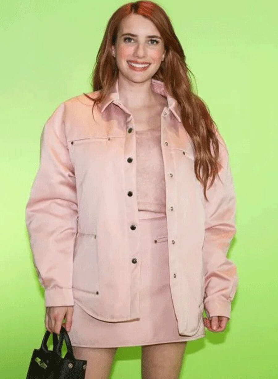 Emma Roberts NYC 2025 Jacket