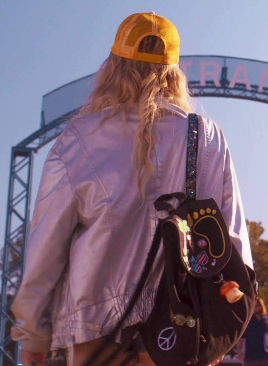 Emma Roberts Space Cadet 2024 Silver Jacket