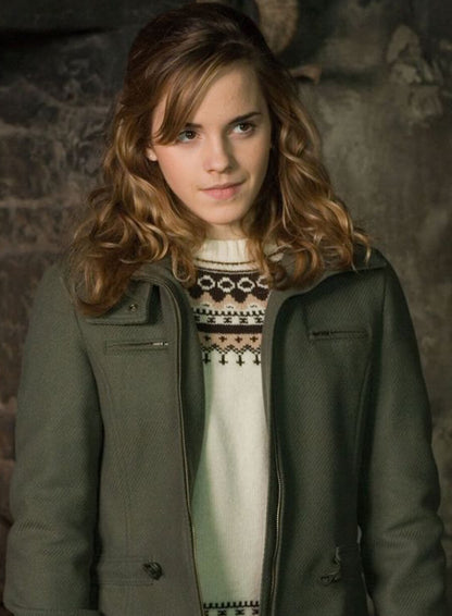 Emma Watson Harry Potter and the Order of the Phoenix Green Coat