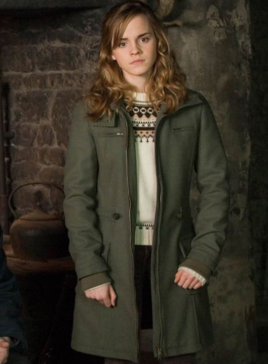 Emma Watson Harry Potter and the Order of the Phoenix Green Coat