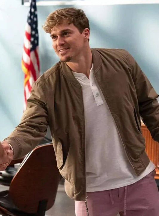 Enrique Hernandez The Rookie S07 Brown Bomber Jacket