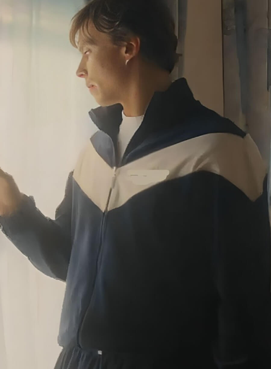 Erik Menendez Monsters Blue Track Jacket