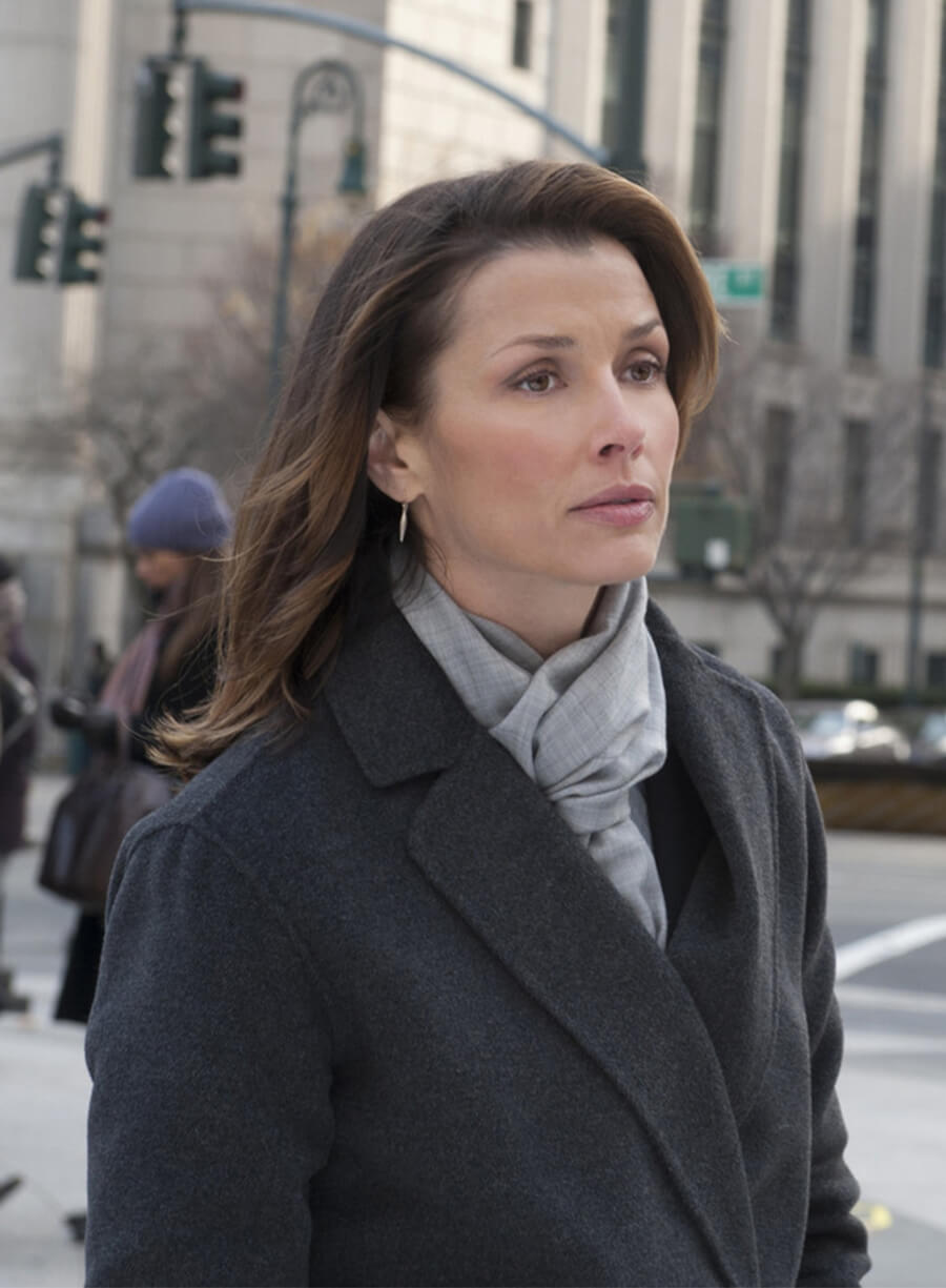 Erin Reagan Blue Bloods Grey Wool Coat