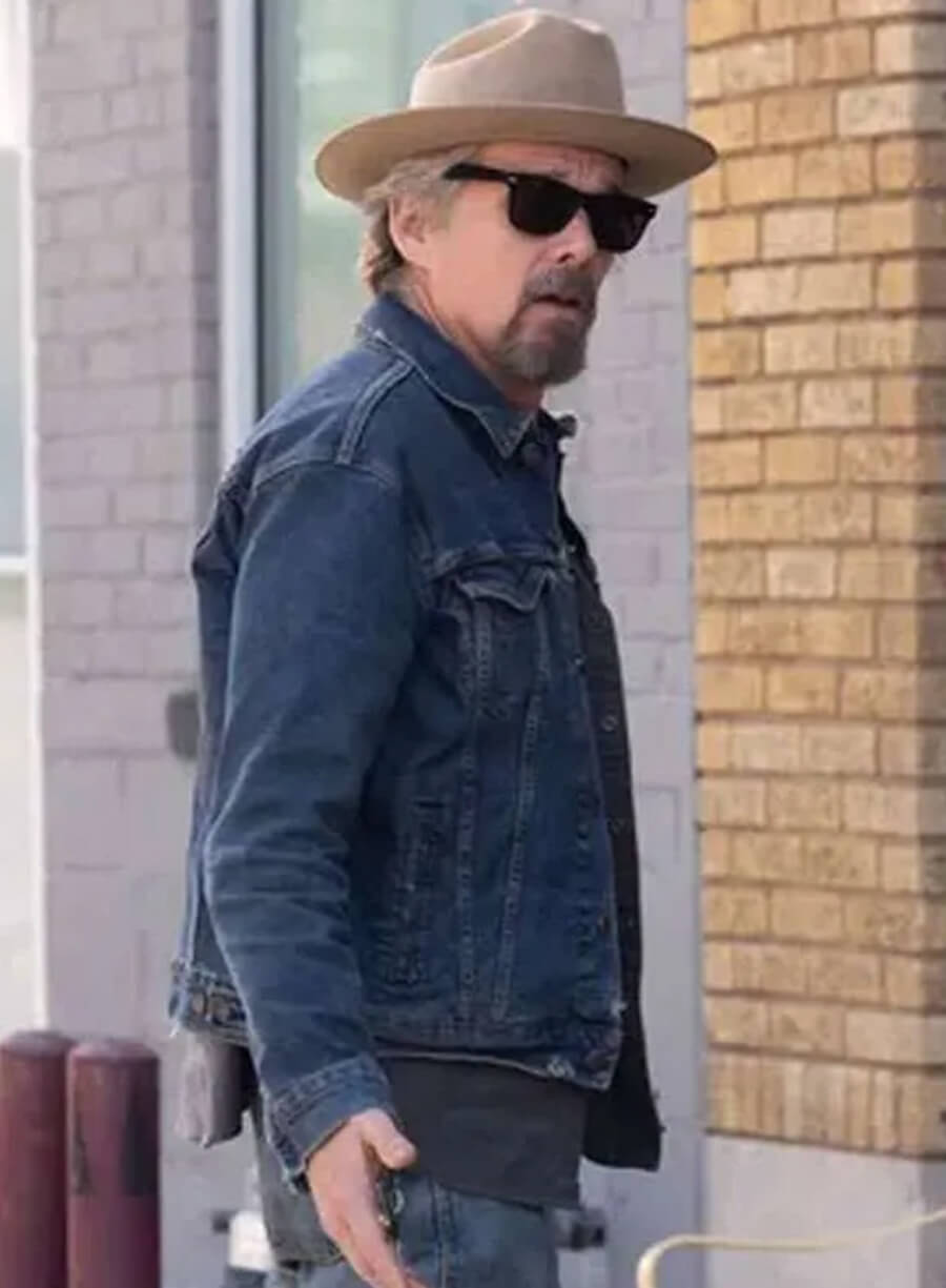 Ethan Hawke The Lowdown 2025 Denim Jacket