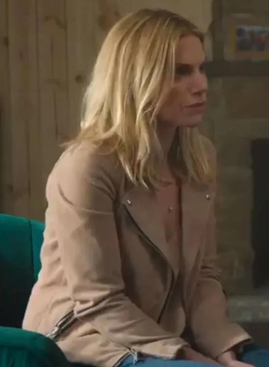 Eva Birthistle Bad Sisters S01 Suede Leather Jacket