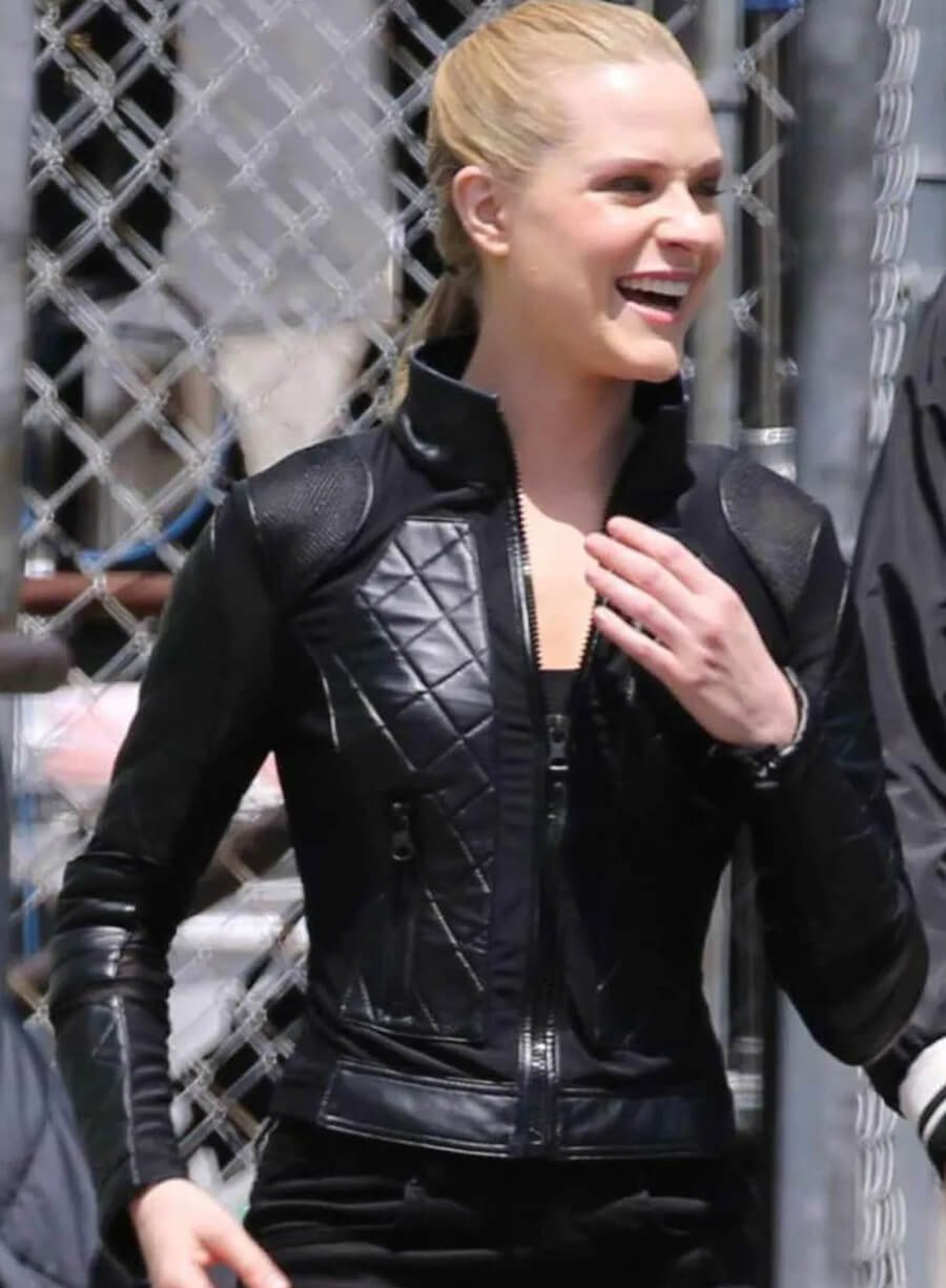 Evan Rachel Wood Westworld Black Leather Jacket