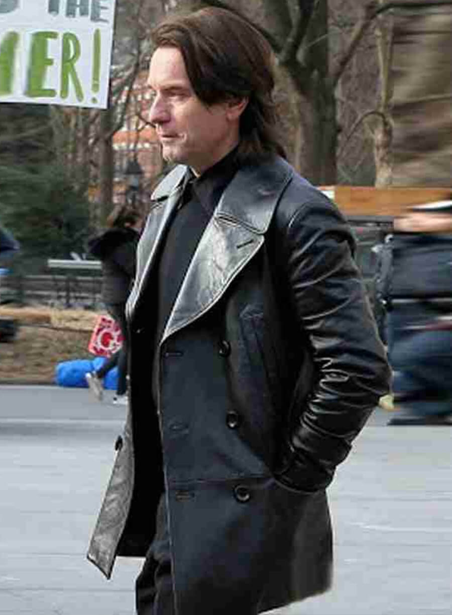 Ewan McGregor Black Leather Jacket
