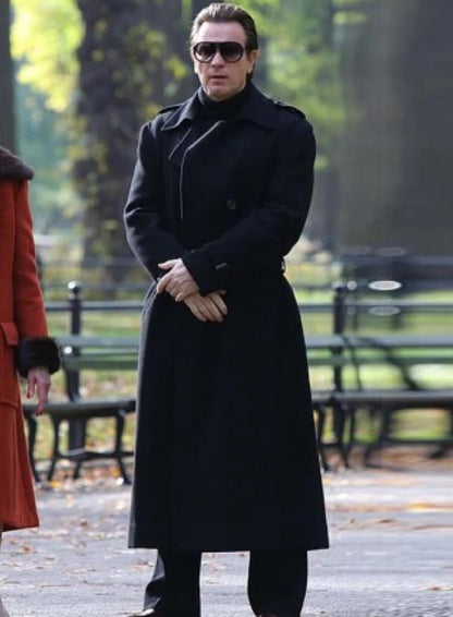 Ewan McGregor Black Trench Coat