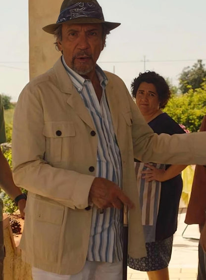 F. Murray Abraham The White Lotus S01 Cotton Jacket