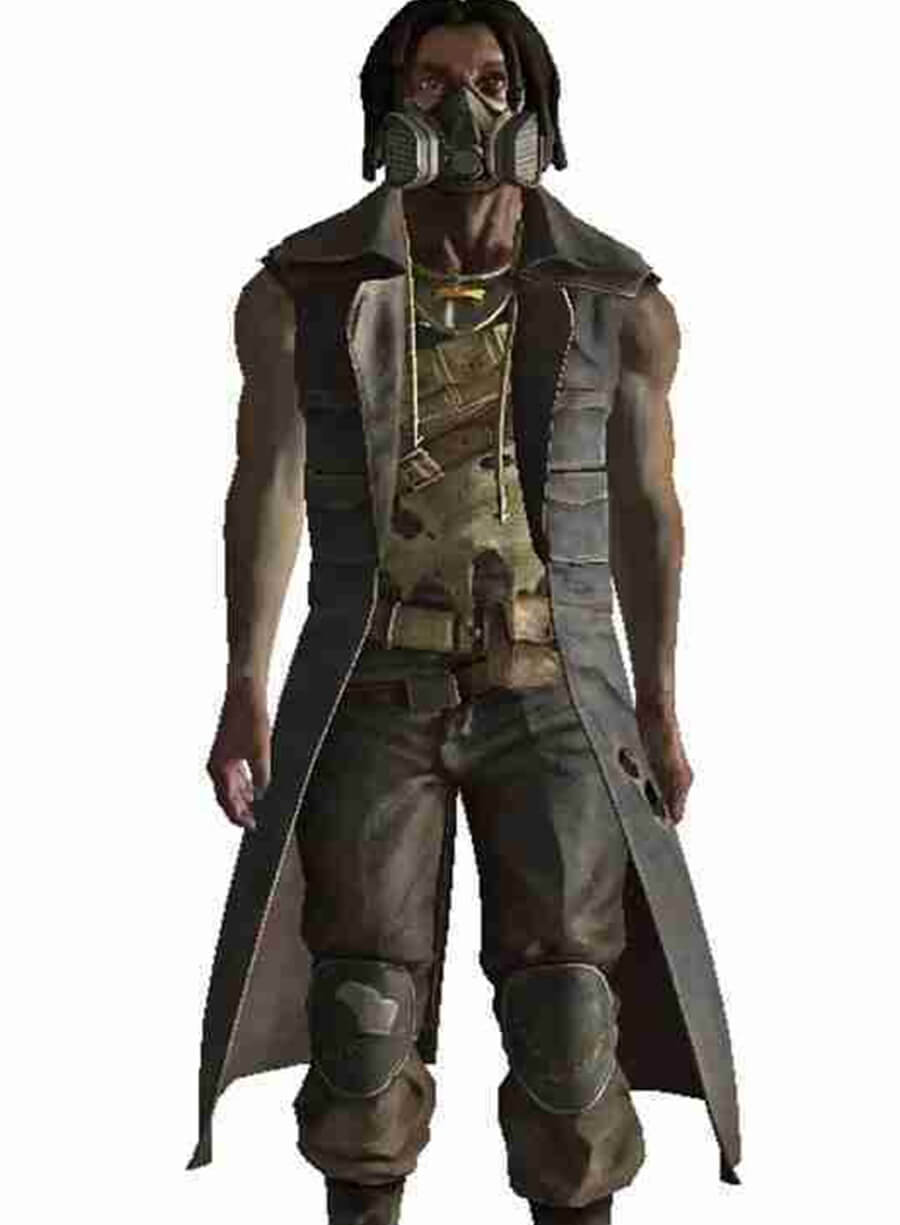 Fallout New Vegas Ulysses duster Leather Trench Coat