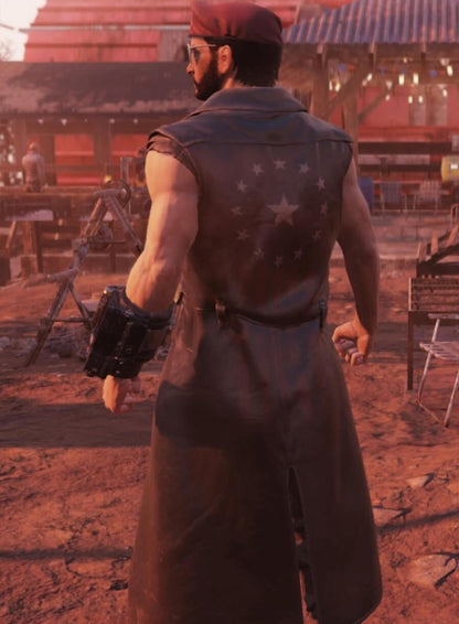 Fallout New Vegas Ulysses duster Leather Trench Coat