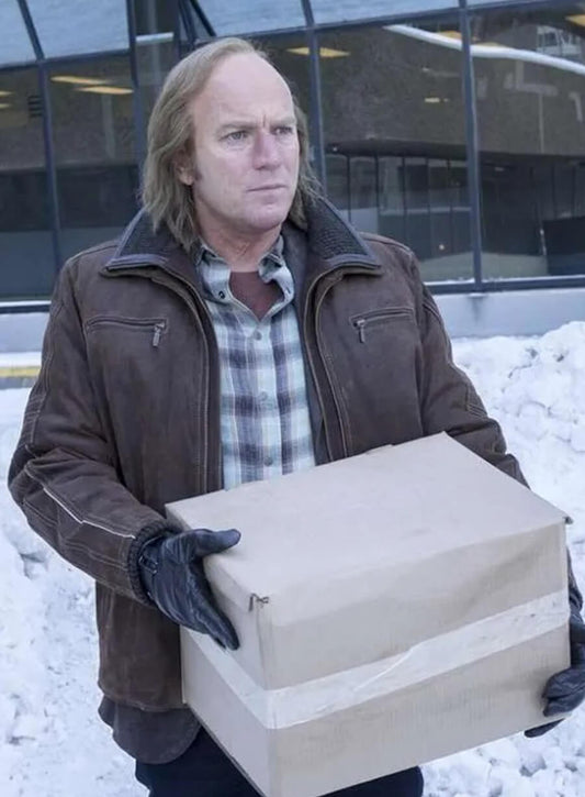 Fargo Emmit Stussy Brown Leather Jacket