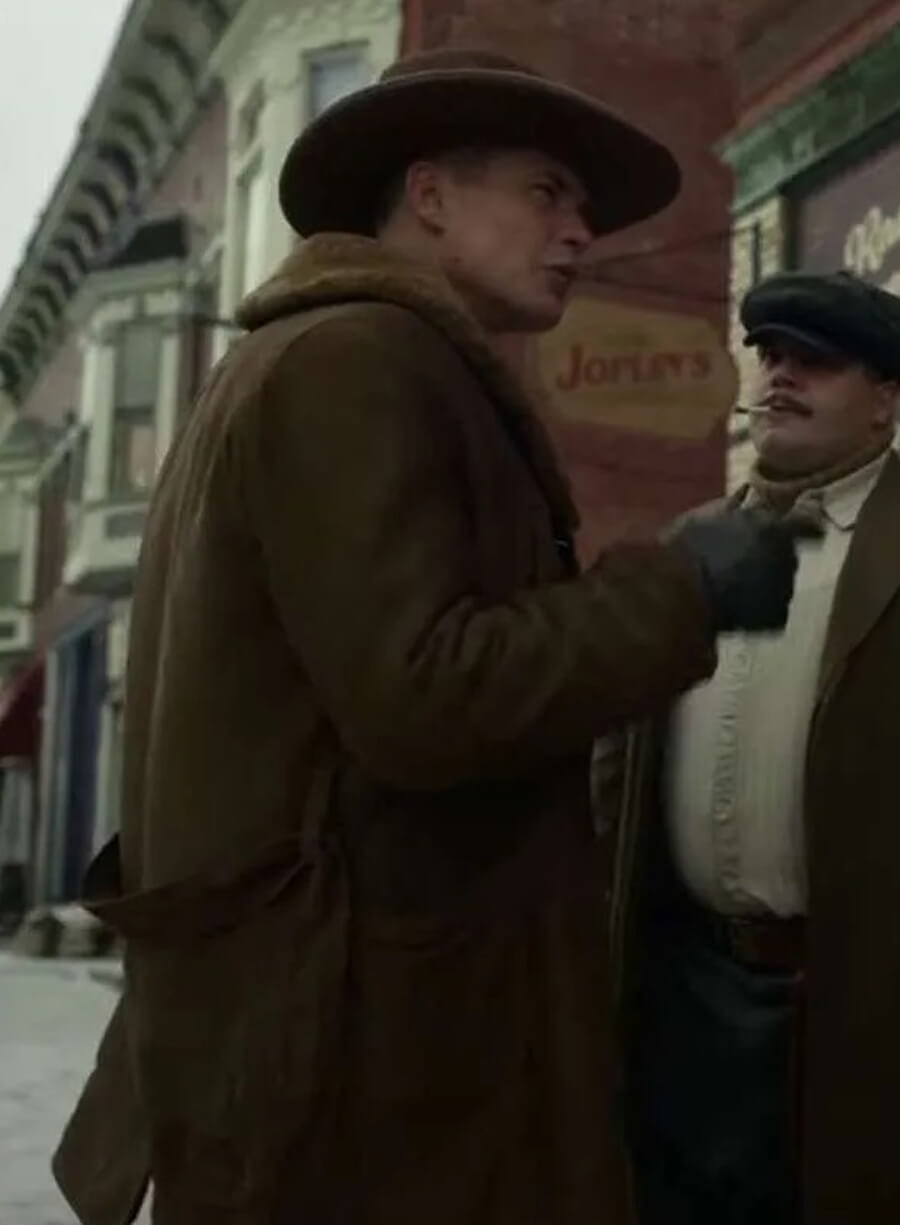 Fargo S04 Dick Wickware Brown Shearling Coat