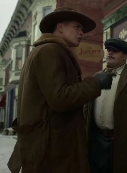Fargo S04 Dick Wickware Brown Shearling Coat