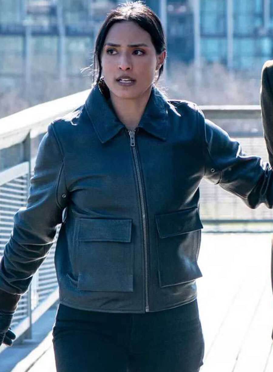 FBI S07 Dani Rhodes Black Leather Jacket