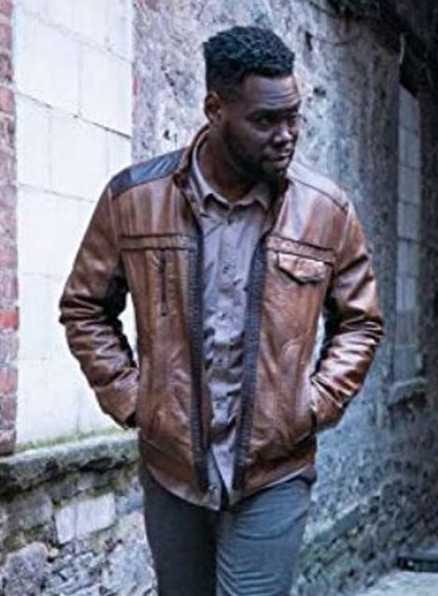 FBI TV Series Morris Kalu Brown Leather Jacket