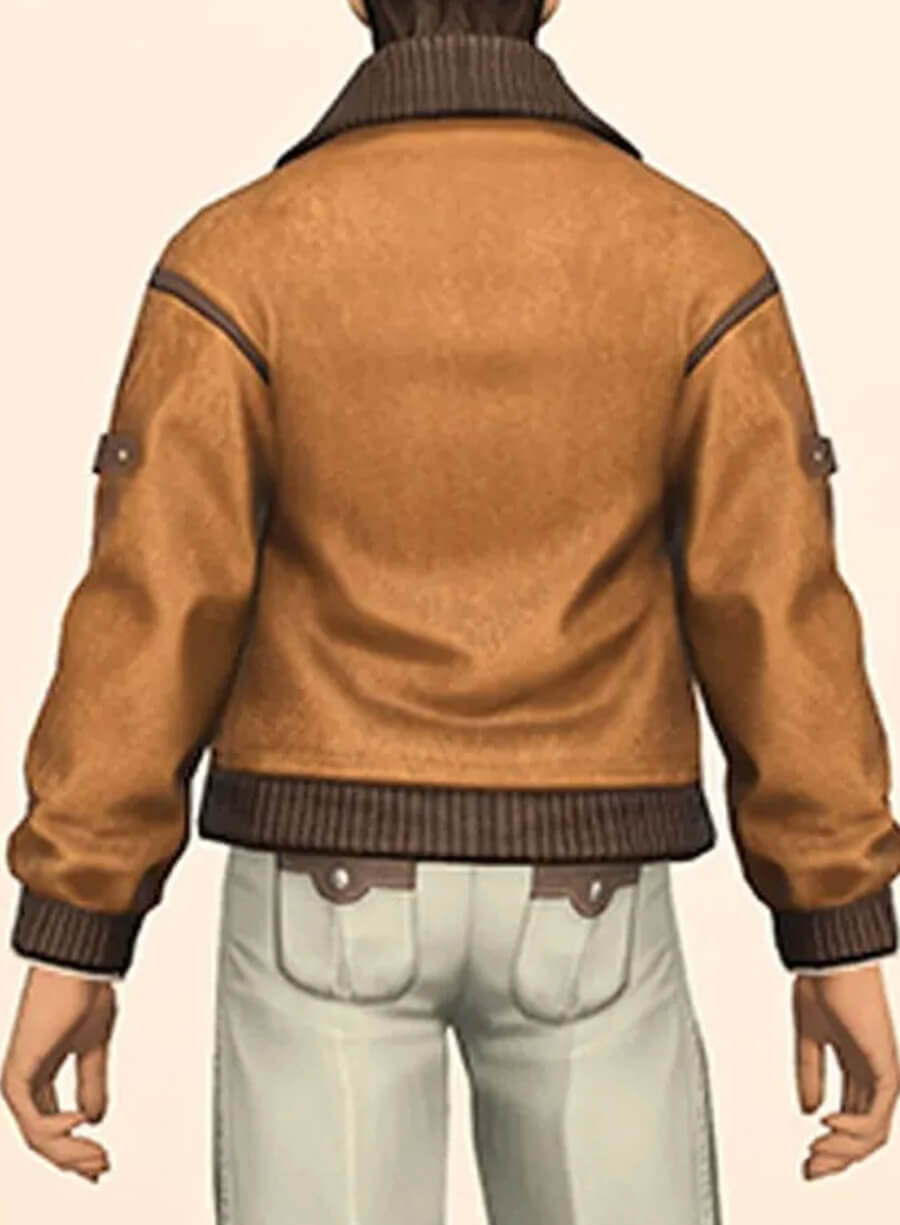 Final Fantasy Brown Varsity Jacket