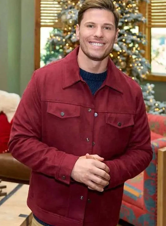 Finding Mr. Christmas Gage Robinson Brown Jacket