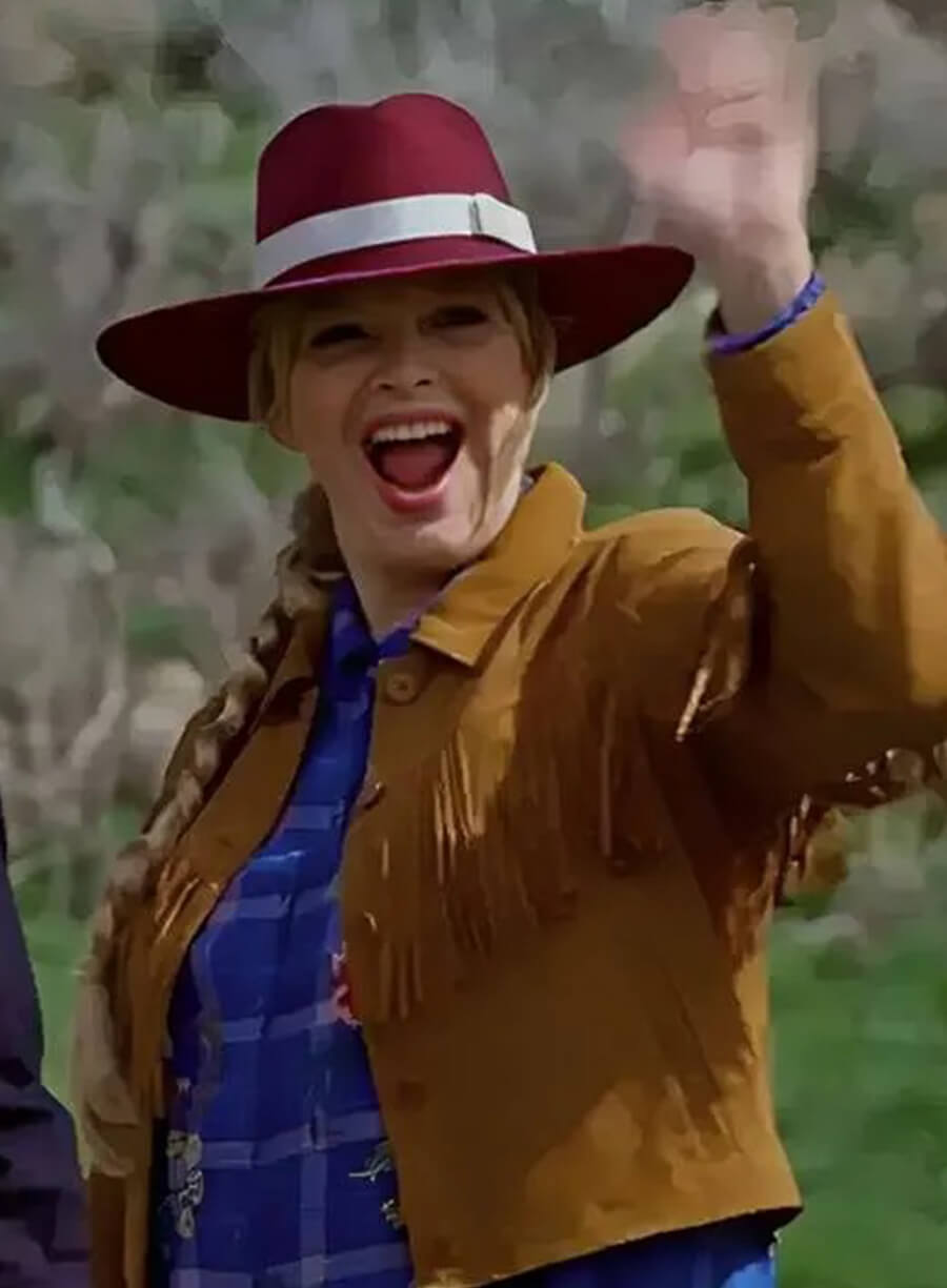 Finding Mr. Christmas Melissa Peterson S02 Fringe Jacket