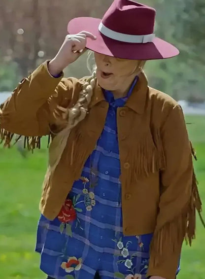 Finding Mr. Christmas Melissa Peterson S02 Fringe Jacket