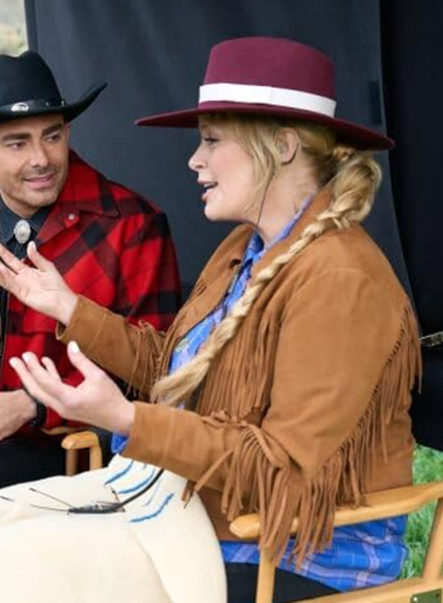 Finding Mr. Christmas Melissa Peterson S02 Fringe Jacket