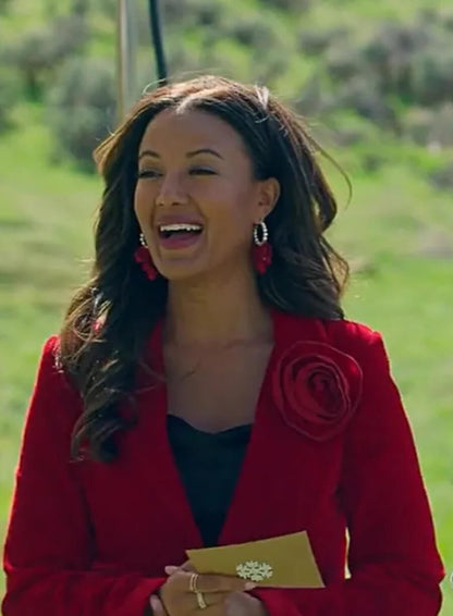 Finding Mr. Christmas S02 Heather Hemmens Red Blazer