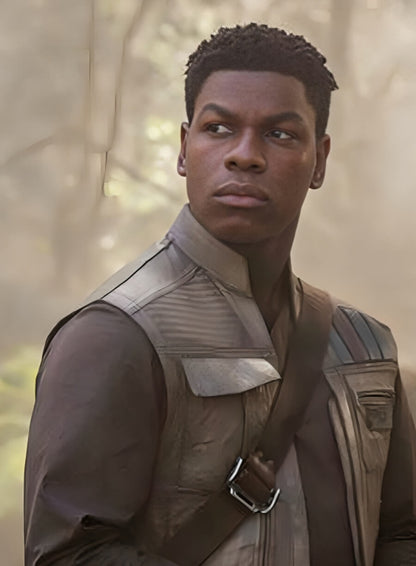 Finn John Boyega Star Wars: The Rise of Skywalker Leather Vest