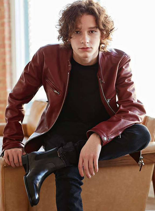 Finney The Black Phone 2 Red Leather Jacket