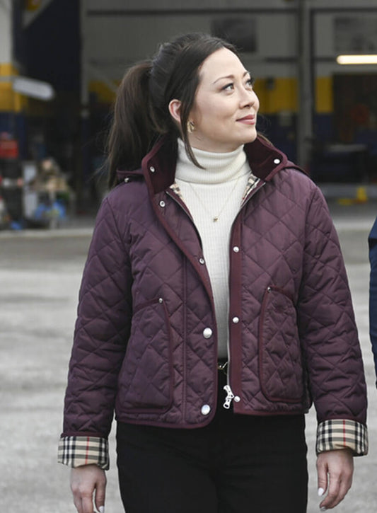 Fiona Rene Tracker Brown Trench Coat