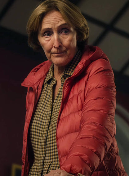 Fiona Shaw Bad Sisters S02 Puffer Jacket