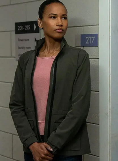 Fola Evans-Akingbola The Night Agent Green Jacket