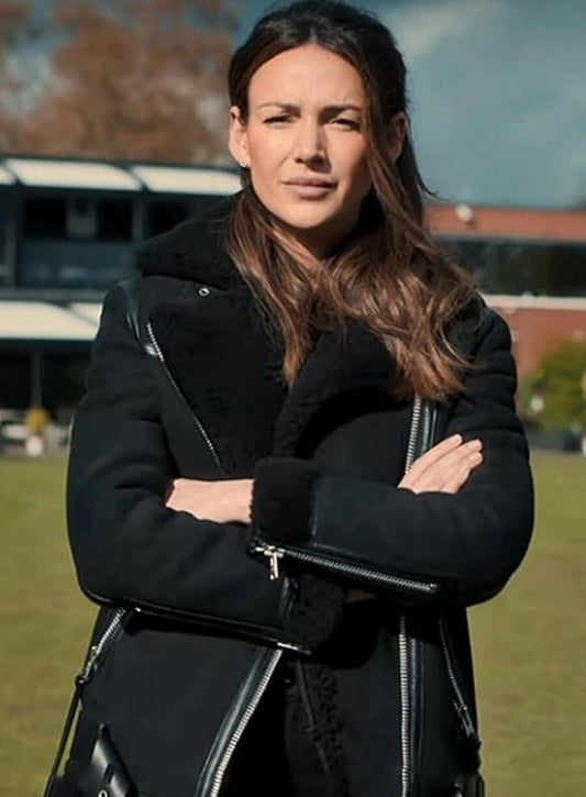 Fool Me Once Maya Stern Black Leather Jacket
